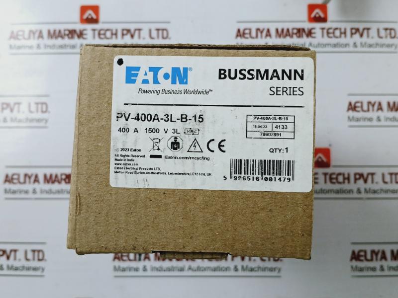 Eaton Pv-400A-3L-b-15 Bussmann Series Photovoltaic Fuse 1500V 400A