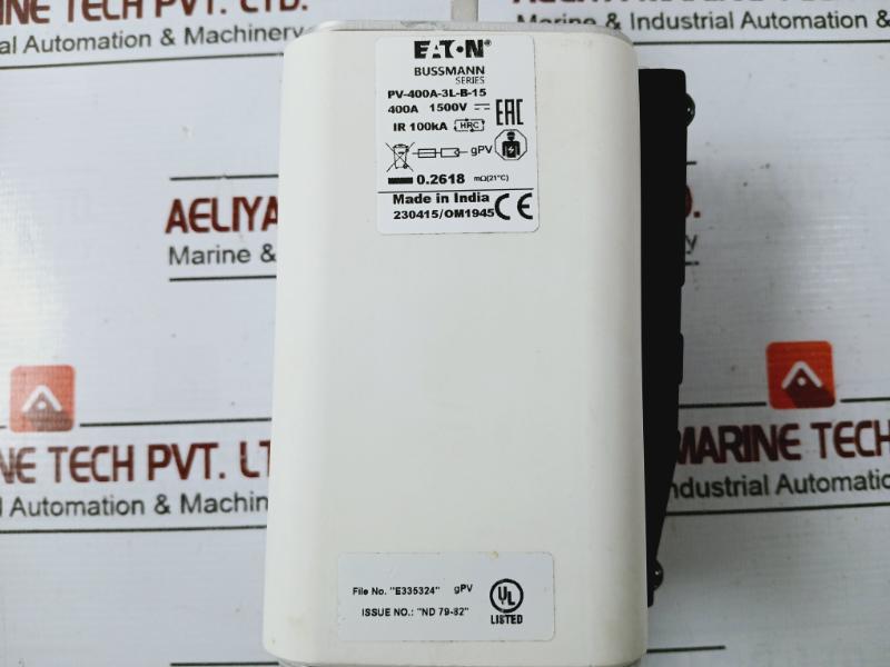 Eaton Pv-400A-3L-b-15 Bussmann Series Photovoltaic Fuse 400A Ir 100Ka