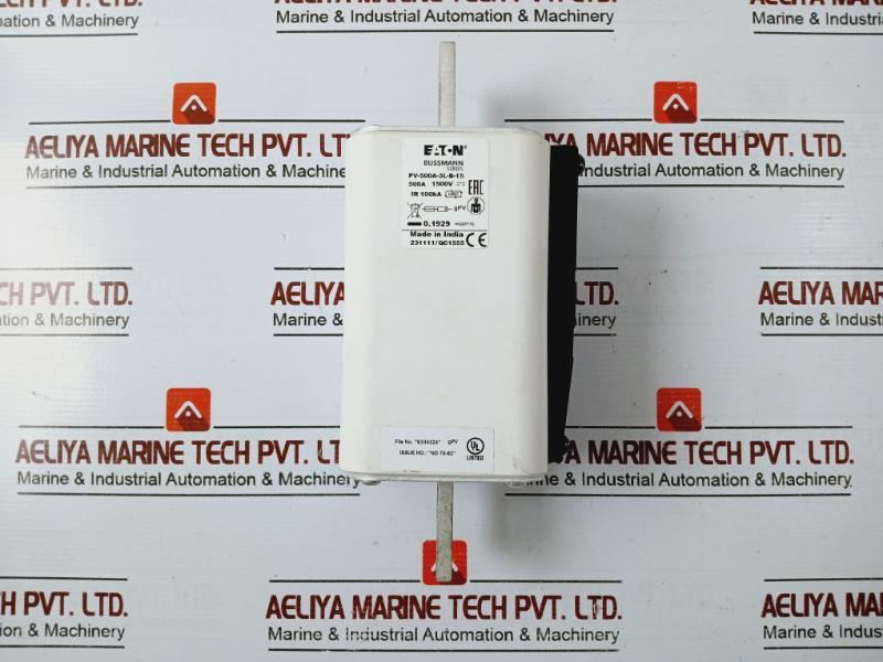 Eaton Bussmann Pv-500A-3L-b-15 Photovoltaic Fuses E335324 400A Ir 100Ka 1500V