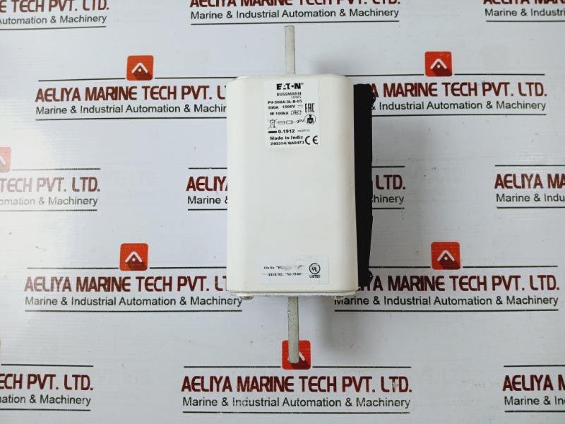 Eaton Bussmann Pv-500A-3L-b-15 Series Photovoltaic Fuses 500A E335324