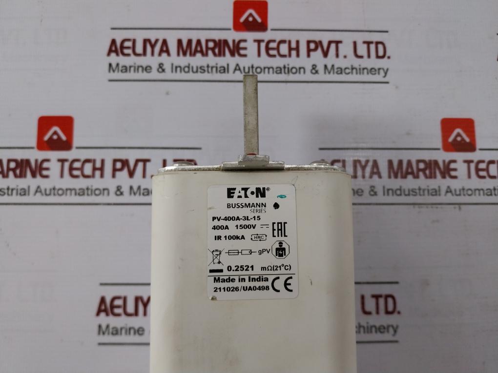 Eaton Bussmann Series Pv-400A-3L-15 Photovoltaic Fuse 400A
