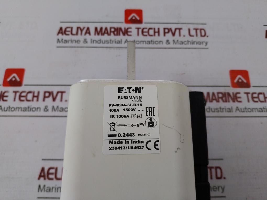 Eaton Bussmann Series Pv-400A-3L-b-15 Photovoltaic Fuse E335324 400A Ir 100Ka