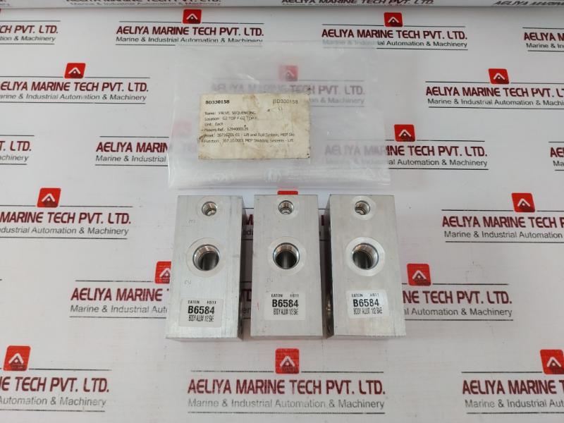 Eaton Bxp6584 Sequencing Valve, Bd330158, 1/2 Sae Aluminum