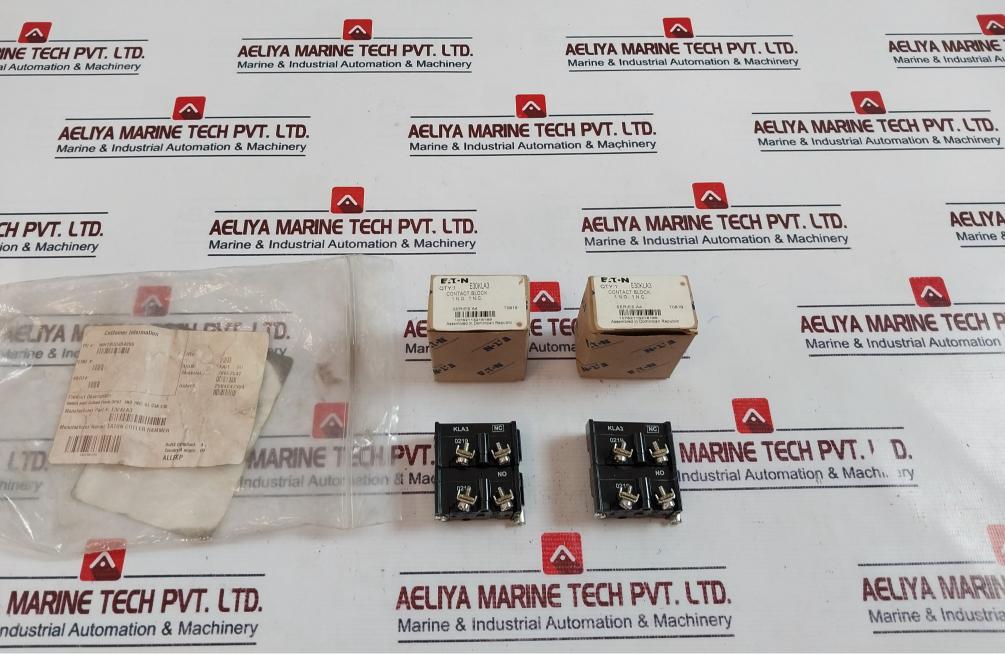 Lot Of 2X Eaton Cutler Hammer E30Kla3 Contact Block Series A4 T0819 ...