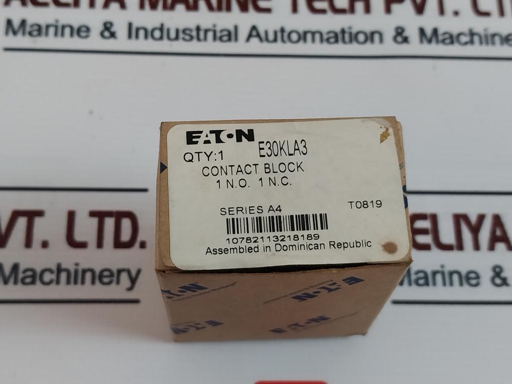 Eaton Cutler Hammer E30kla3 Contact Block Series A4 T0819