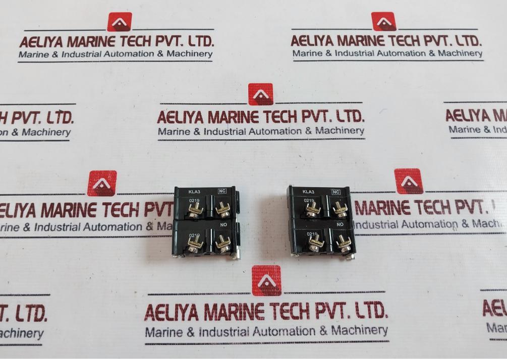 Lot of 2X Eaton Cutler Hammer E30KLA3 Contact Block Series A4 T0819