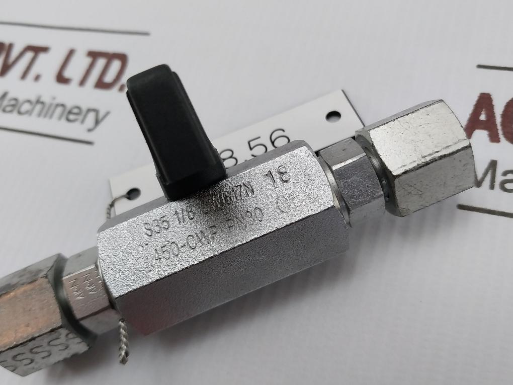 Eaton Cw617N Stainless Steel Straight Needle Valve