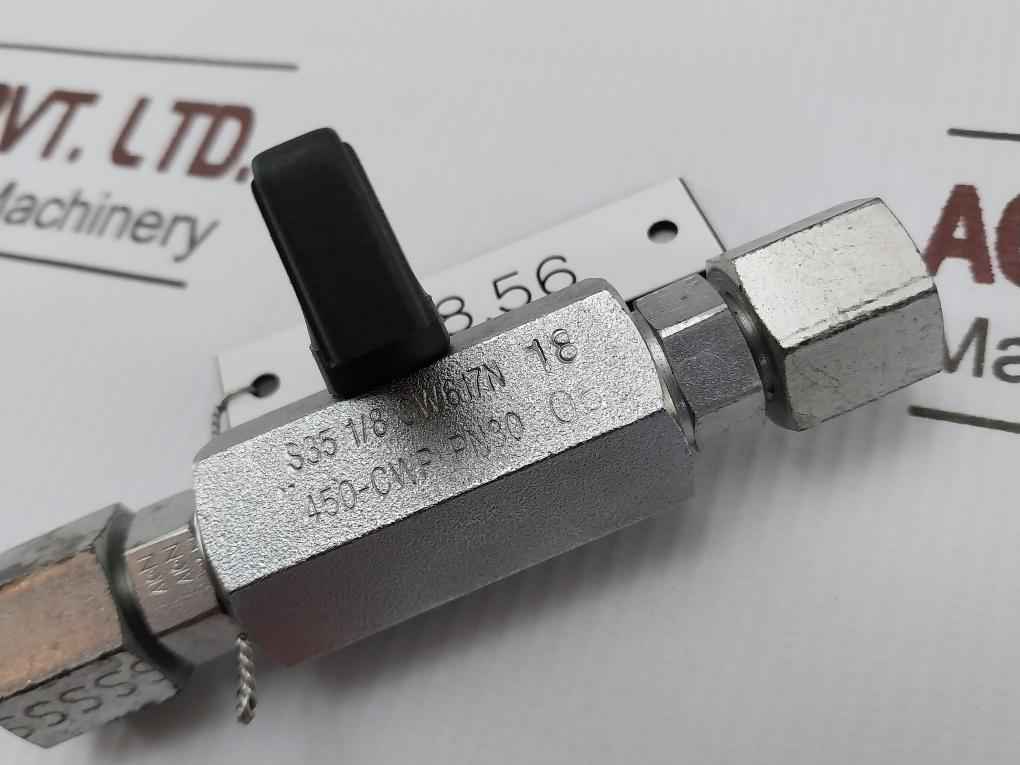 Eaton Cw617N Stainless Steel Straight Needle Valve