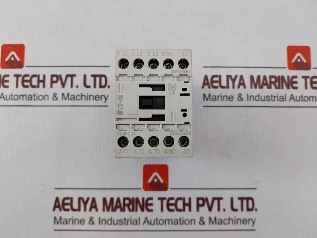 Eaton Dil M12-10 Contactor Din Rail Panel 3 Pole 110V 50/60Hz