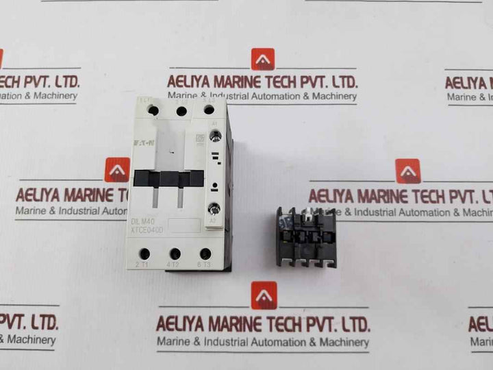 Eaton Dil M40 Moeller 3-pole Power Contactor With Auxiliary Contact Block 8000V