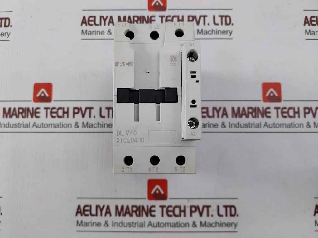 Eaton Dil M40 Moeller 3-pole Power Contactor With Auxiliary Contact Block 8000V