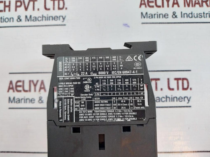 Eaton Dil M9-10 Power Contactor 230V 50Hz/240V 60Hz