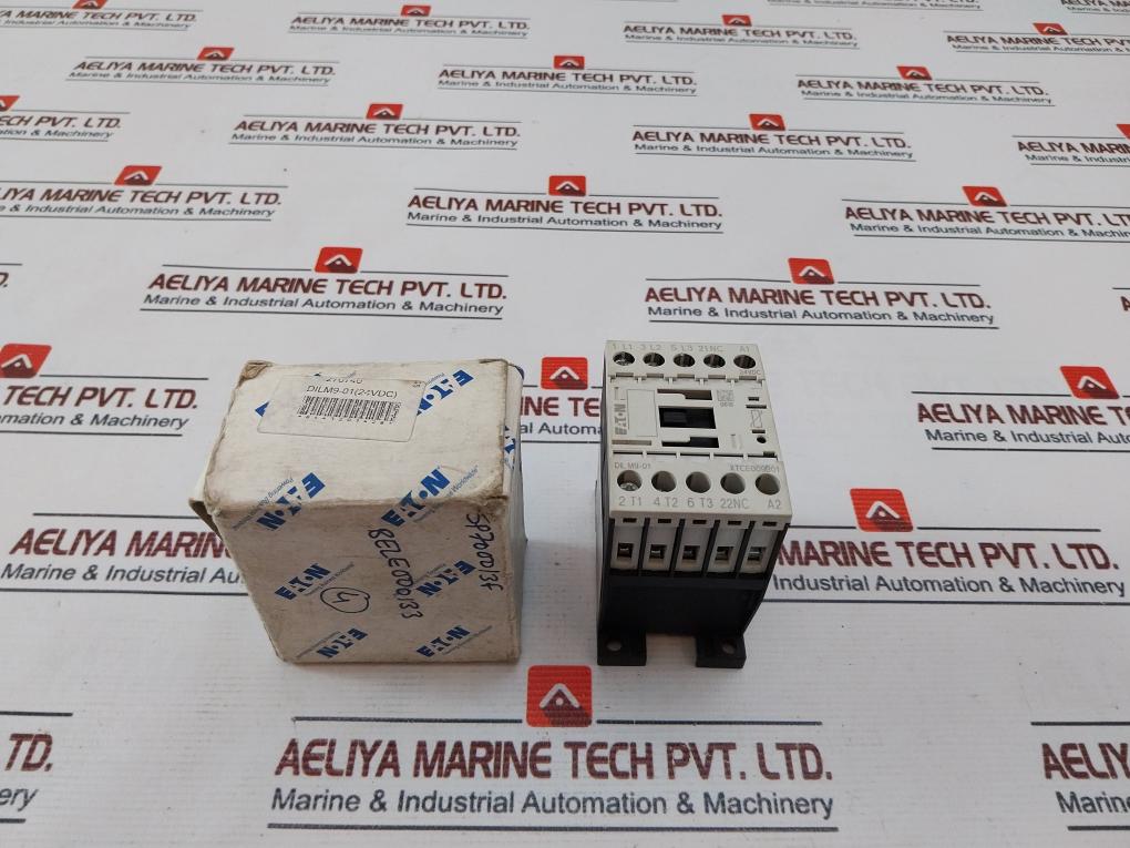 Eaton Dilm9-01 Contactor 4Kw/400V,Dc-operated 3 Ph 600V Ac
