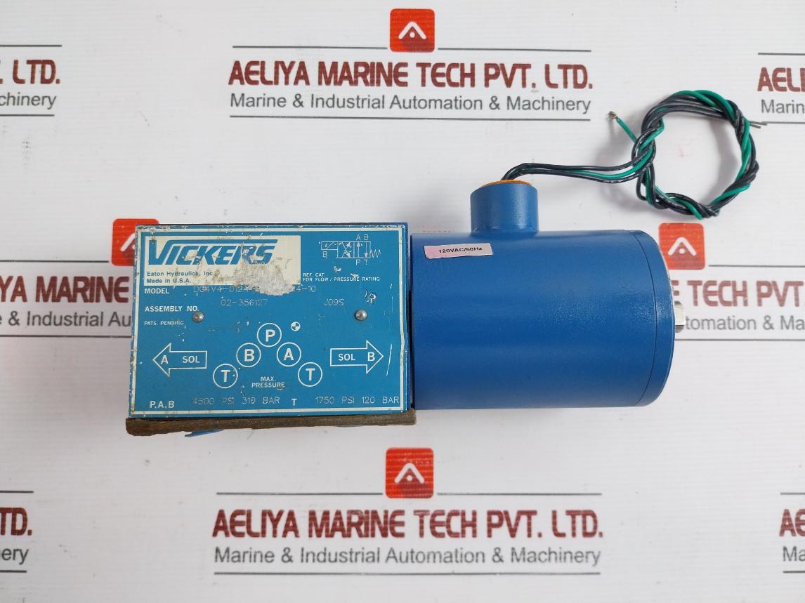 Eaton Directional Control Valve  Dg4V4-012A-m-x2-er4-10, 120Vac/60Hz