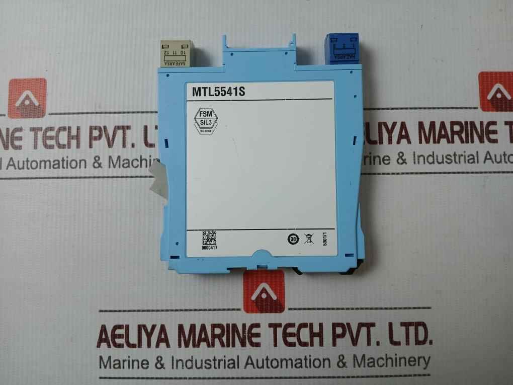 Eaton Electric Mtl5541S 1 Ch Repeater Power Supply 20-35V Dc 4/20 Ma 1.3W Max