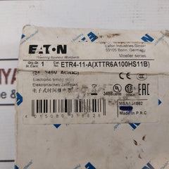 Eaton Etr4-11-a Electronic Timing Relay 50/60Hz