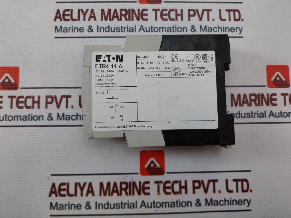 Eaton Etr4-11-a Timing Relay