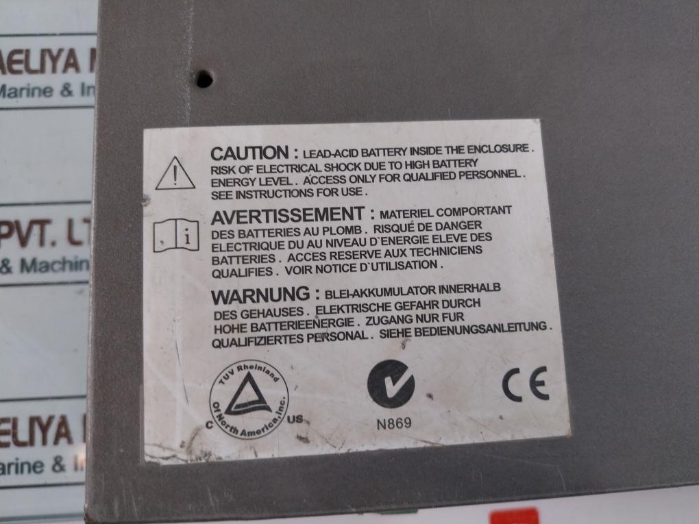 Eaton Ex 1500 Rt2U Uninterruptible Power Supply 220-240V~1Ø 6.8-6.3A 50/60Hz