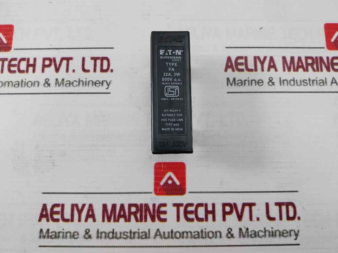 Eaton Fa Bussmann Hrc Fuse Link 500V Ac 32A 3W