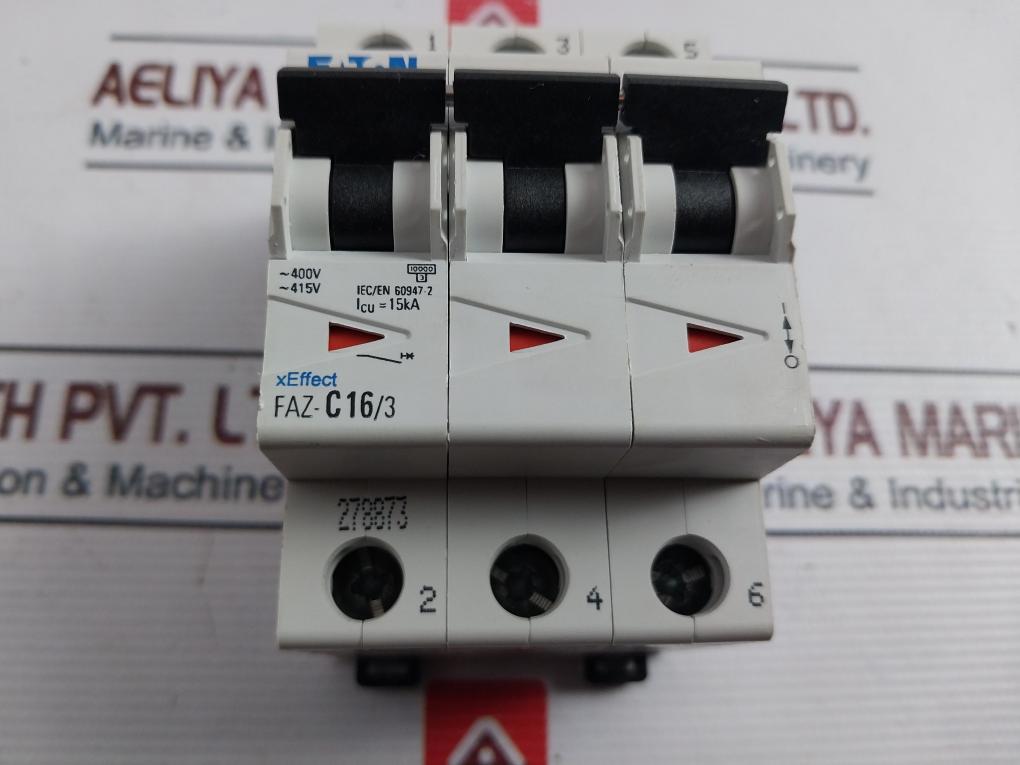 Eaton Faz-c16/3 Miniature Circuit Breaker 3 Pole 16A