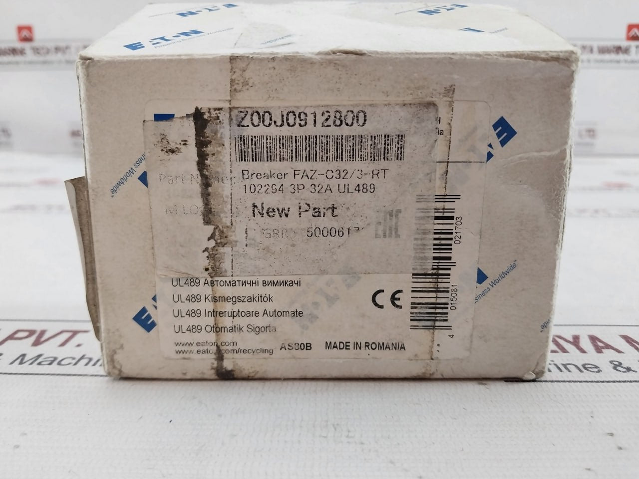 Eaton Faz-c32/3-rt Miniature Circuit Breaker 32A 440V 50/60Hz