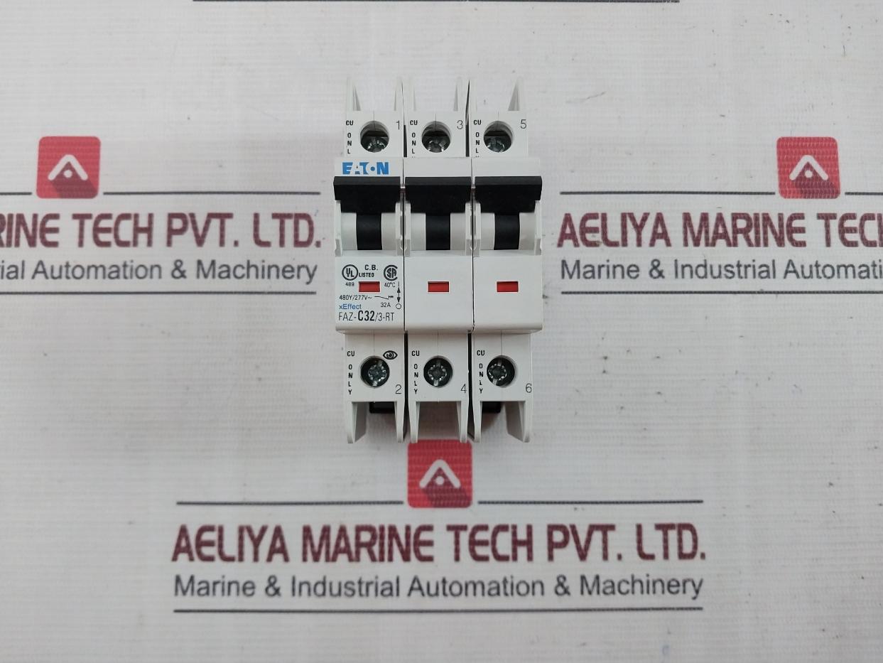 Eaton Faz-c32/3-rt Miniature Circuit Breaker 32A 440V 50/60Hz