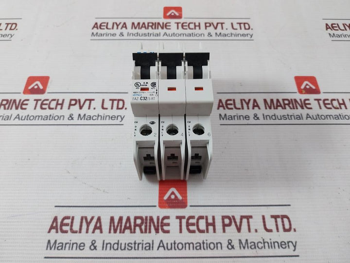 Eaton Faz-c32/3-rt Miniature Circuit Breaker Ul489 3 Pole 440V 50/60Hz 32A 4Kv