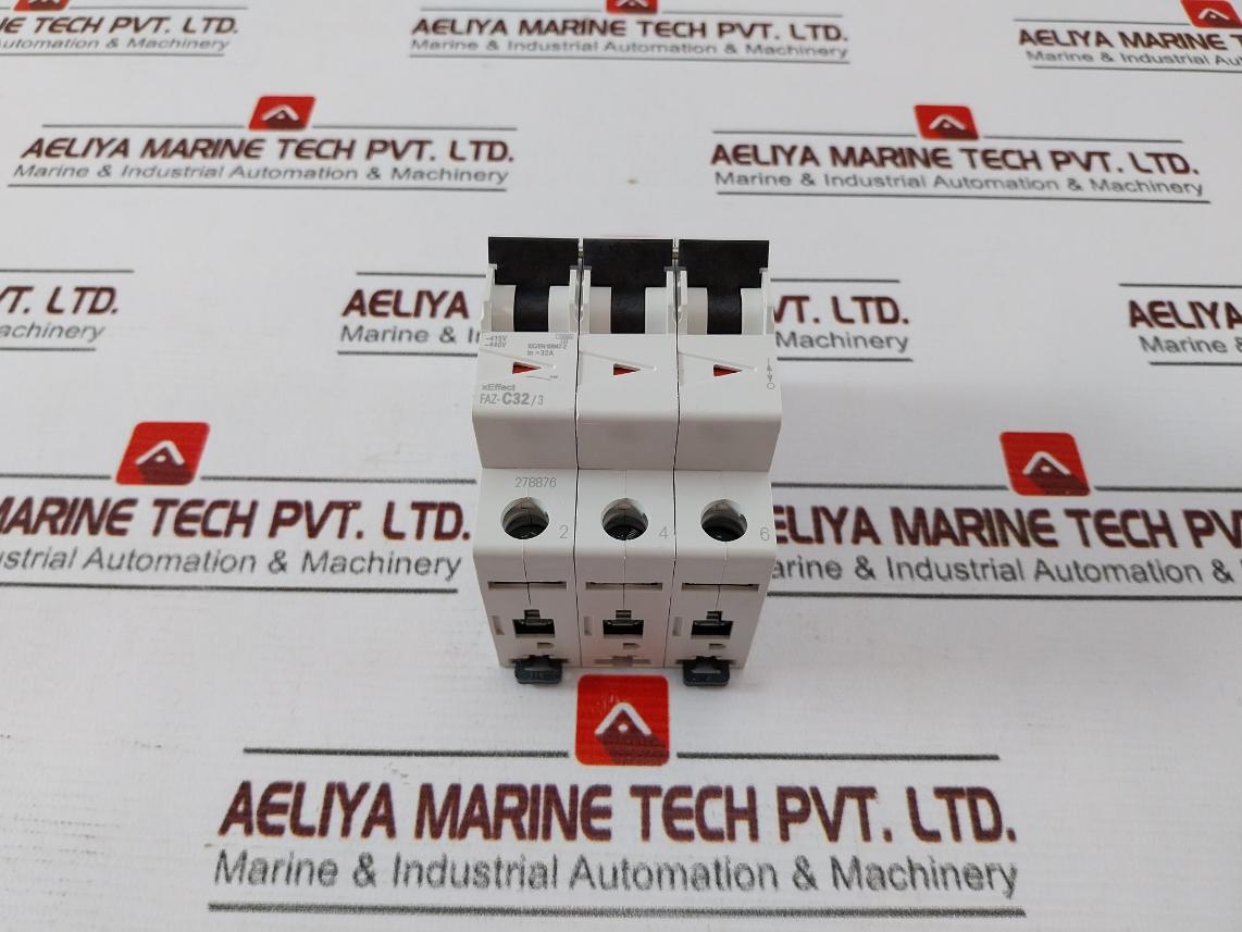 Eaton Faz-c32/3 Miniature Circuit Breaker 415V 440V (50Hz) 32A 7,5Ka 480Y/277Vac
