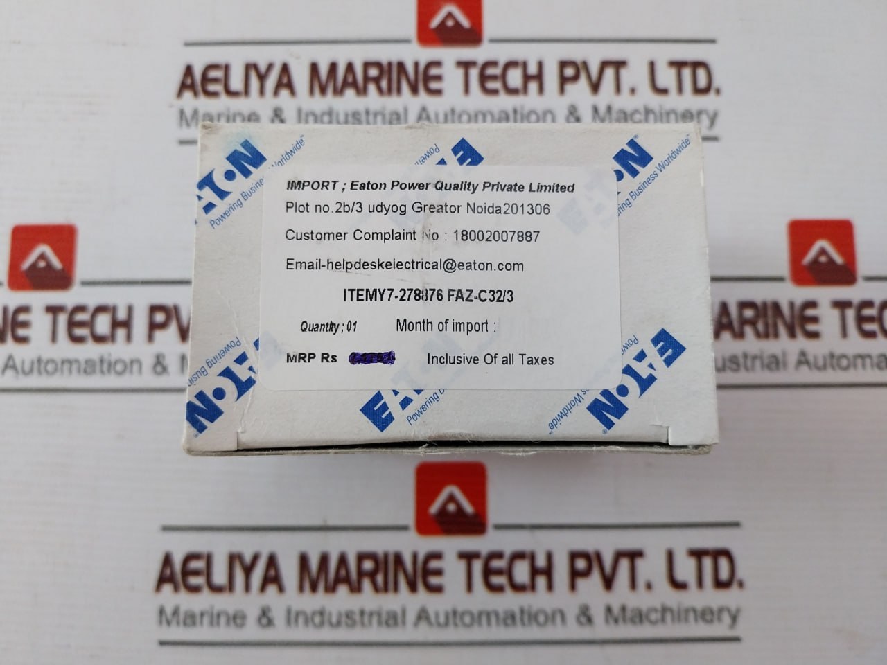 Eaton Faz-c32/3 Miniature Circuit Breaker 415V 440V (50Hz) 32A 7,5Ka 480Y/277Vac