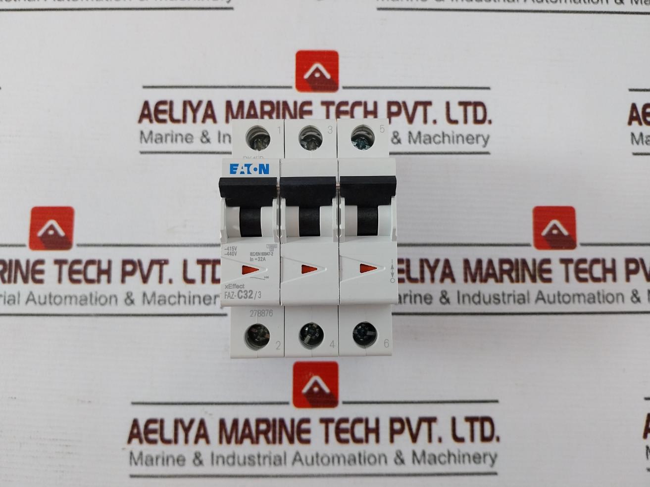 Eaton Faz-c32/3 Miniature Circuit Breaker 415V 440V (50Hz) 32A 7,5Ka 480Y/277Vac