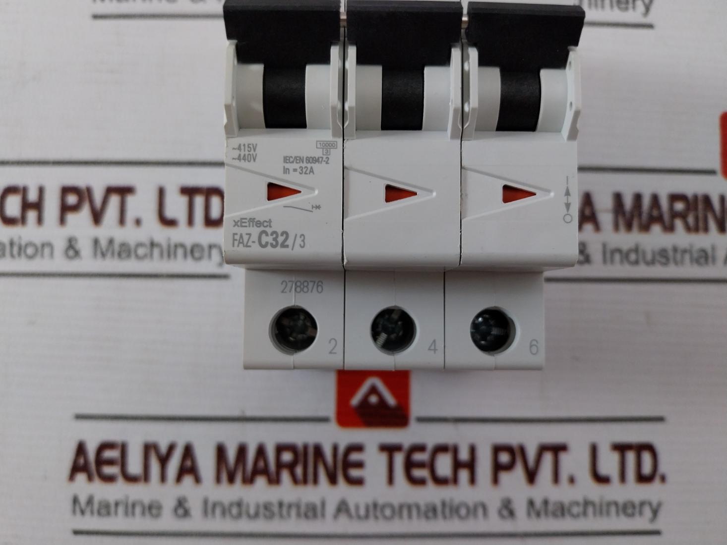 Eaton Faz-c32/3 Miniature Circuit Breaker 415V 440V (50Hz) 32A 7,5Ka 480Y/277Vac