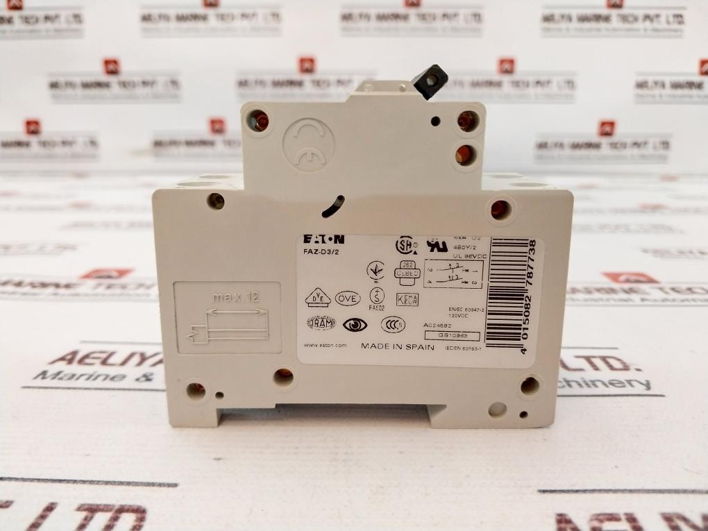 Eaton Faz-d3/2 Mini Circuit Breaker 400V 3A