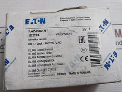 Eaton Faz-d6/2-rt Industrial Miniature Circuit Breaker 480Y/277Vac 4Kv