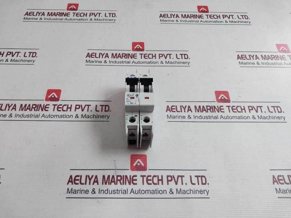 Eaton Faz-d6/2-rt Industrial Miniature Circuit Breaker 480Y/277Vac 4Kv