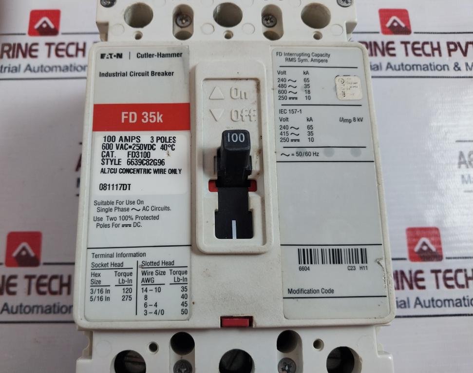 Eaton Fd 35K Industrial Circuit Breaker