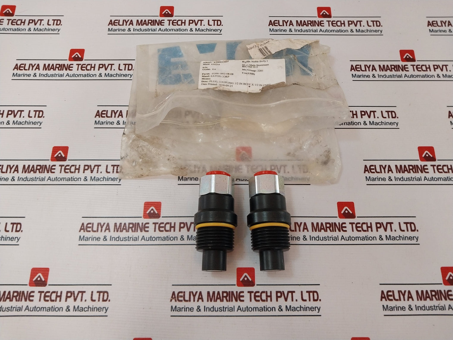 Eaton Fd96-1002-08-08, 1/2 Fnpt Plug Disconnect Coupling