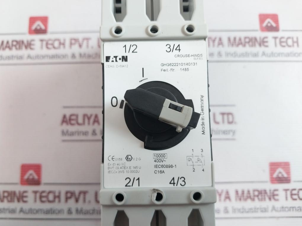 Eaton Ghg6222101R0131 Tamper-proof Encapsulated Circuit Breaker