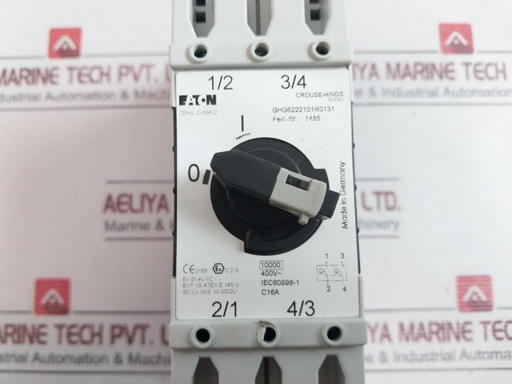 Eaton Ghg6222101R0131 Tamper-proof Encapsulated Circuit Breaker