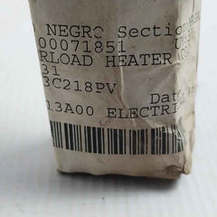 Eaton H1031 Overload Heater Coil 10000071851