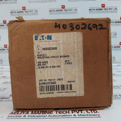 Eaton Hkddc3400 3 Pole Industrial Circuit Breaker Frame Series C 600Vdc