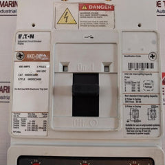 Eaton Hkddc3400 3 Pole Industrial Circuit Breaker Frame Series C 600Vdc