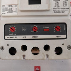 Eaton Hkddc3400 3 Pole Industrial Circuit Breaker Frame Series C 600Vdc