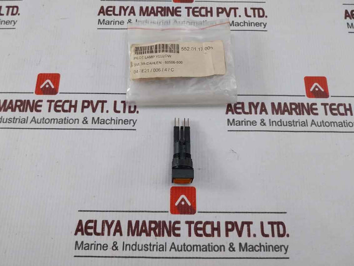 Eaton Iec 60947 Illuminated Pushbutton Actuator Pilot Lamp Yellow