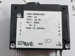 Eaton Ja2S-b3Eb01Daw Circuit Breaker 15A 65Vdc