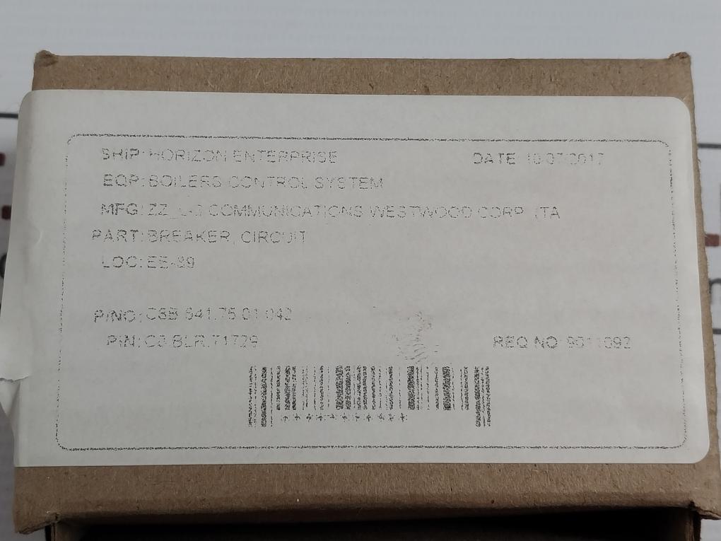 Eaton Ja2S-b3Eb01Daw Circuit Breaker 15A 65Vdc