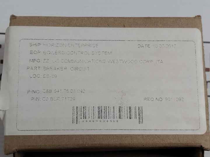 Eaton Ja2S-b3Eb01Daw Circuit Breaker 15A 65Vdc