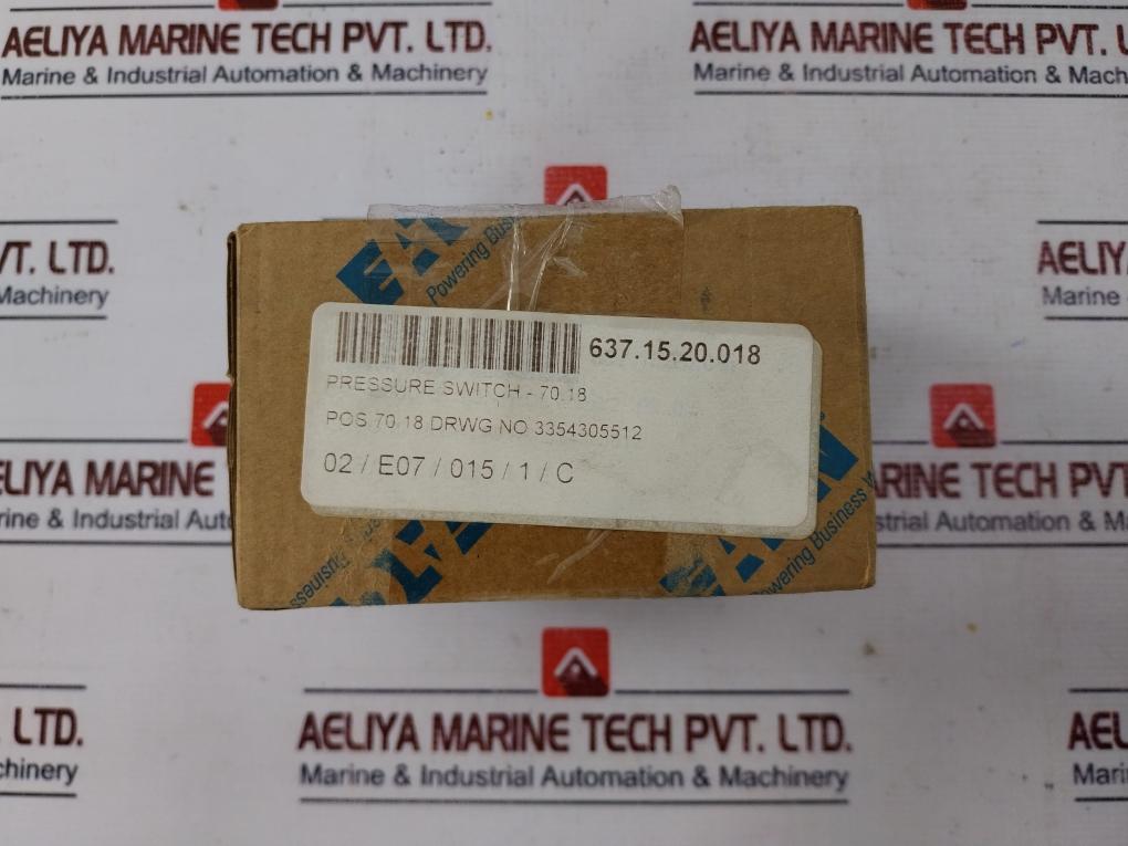 Eaton Mcs11 Pressure Switch 110V/0,25A