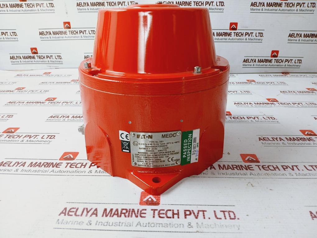 Eaton Medc Db1 Electrical Equipment For Hazardous Areas Baseefa 02Atex0207X