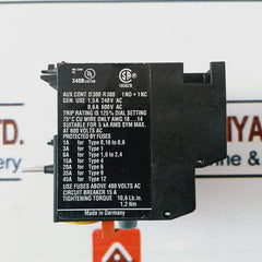 Eaton Moeller Series Ze-4 Thermal Overload Relay 6A 690V