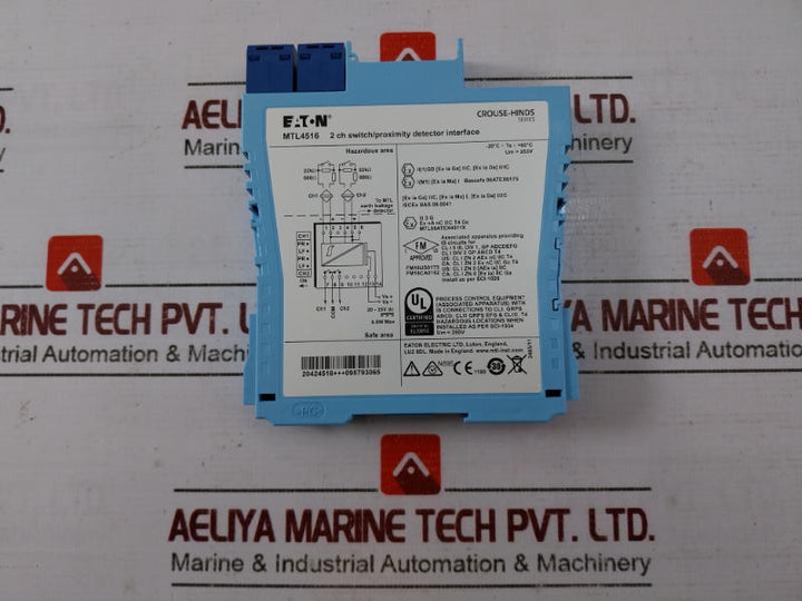 Eaton Mtl4516 Crouse-hinds Series Proximity Detector Interface 250V 0.9W